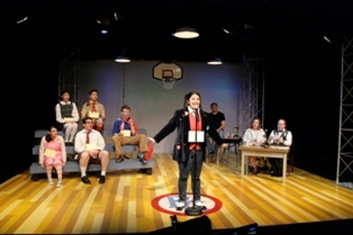 Center - Priscilla Cuellar, On bleachers (clockwise for top left) Ã¢â‚¬â€" Erica Murphy, David Frankenberger, Drew Gaver, Dean Davis, and Amy Baughman at 